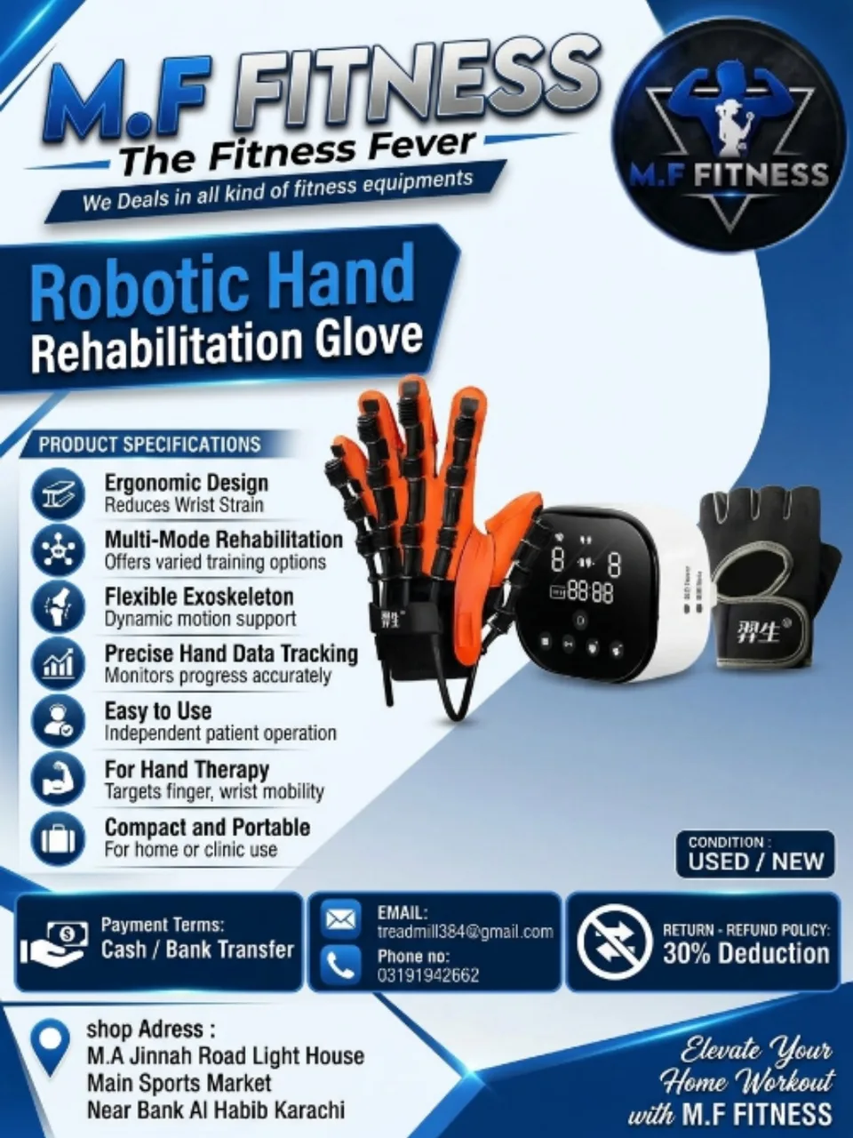 Robotic Hand Rehabilitation Glove