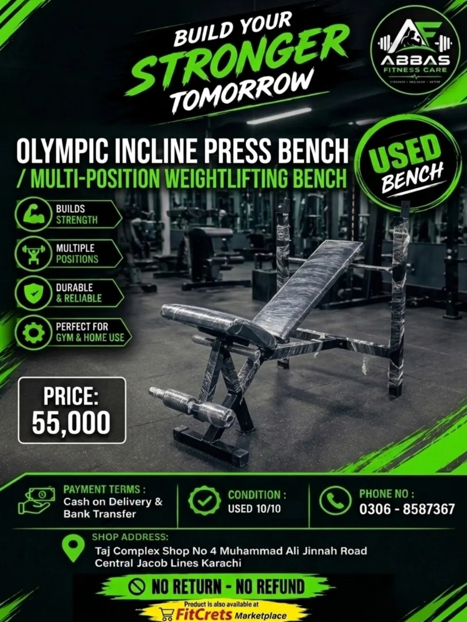 Multi-Position Weightlifting Bench