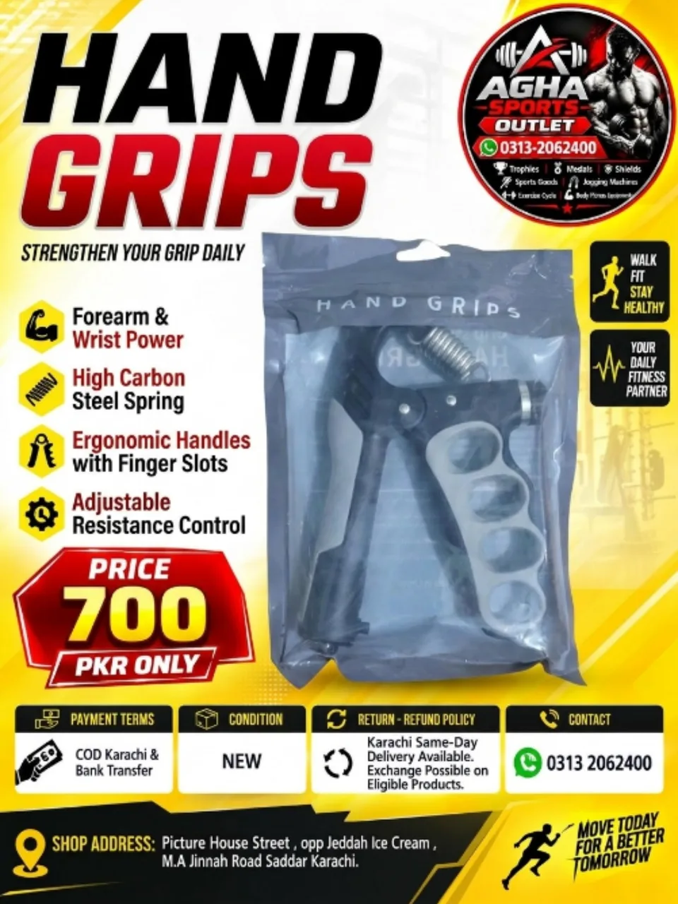  Iron-Claw Adjustable Hand Grips — photo 1