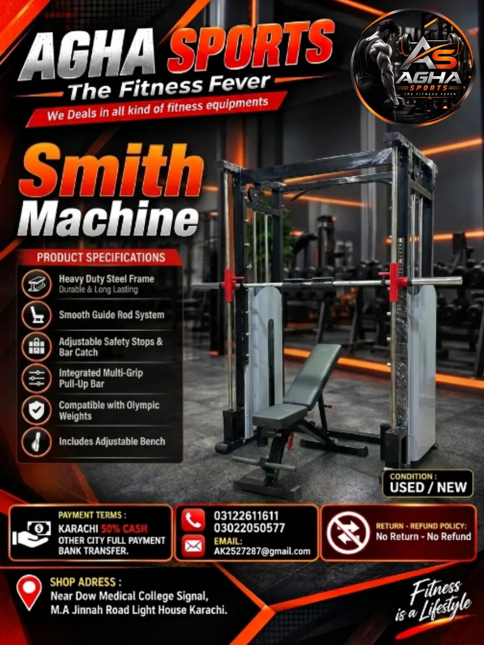 Smith Machine / Adjustable Bench
