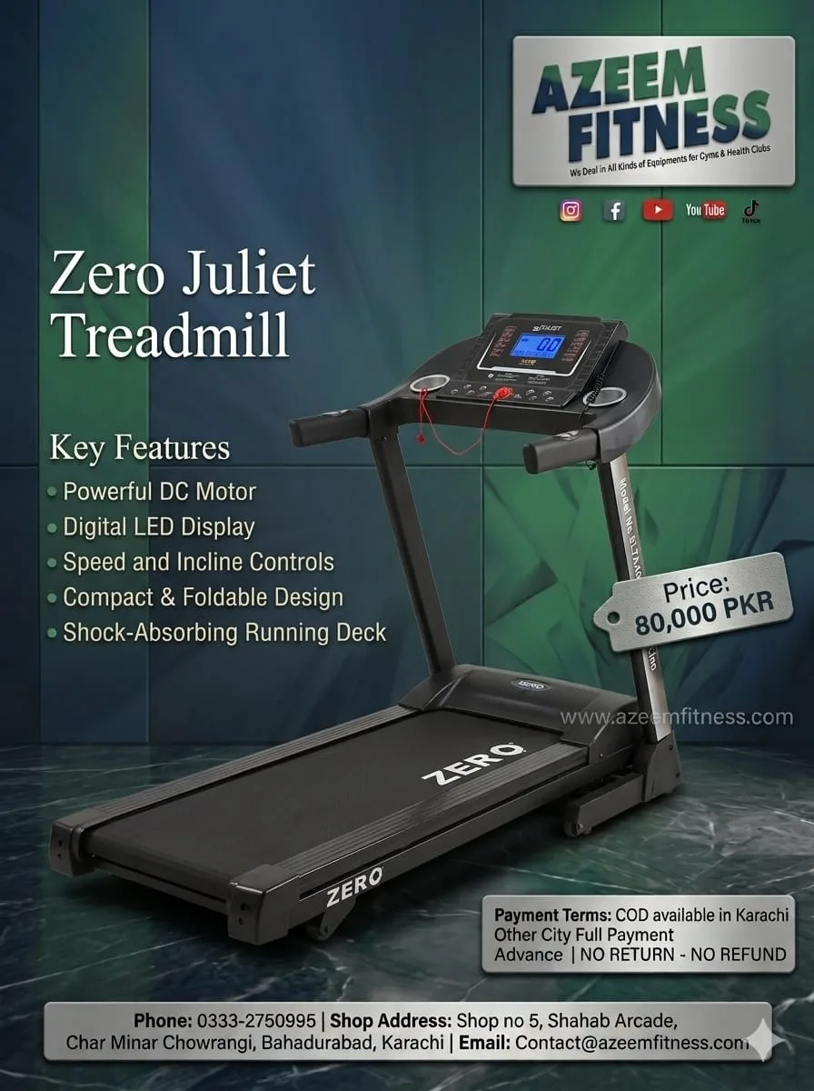Zero Juliet Premium Series Treadmill.